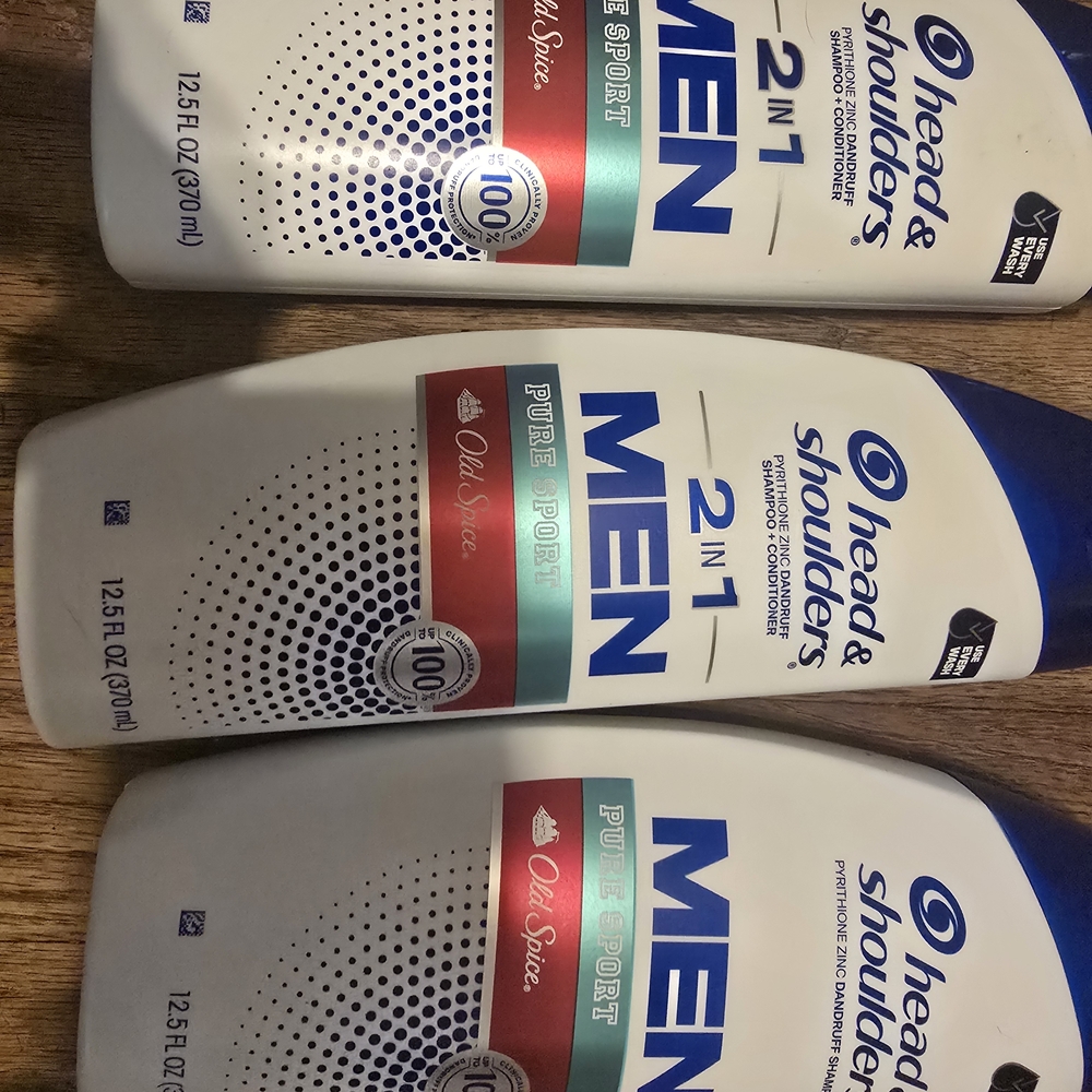 Men 2-in-1 Shampoo and Conditioner - Blue and Red
